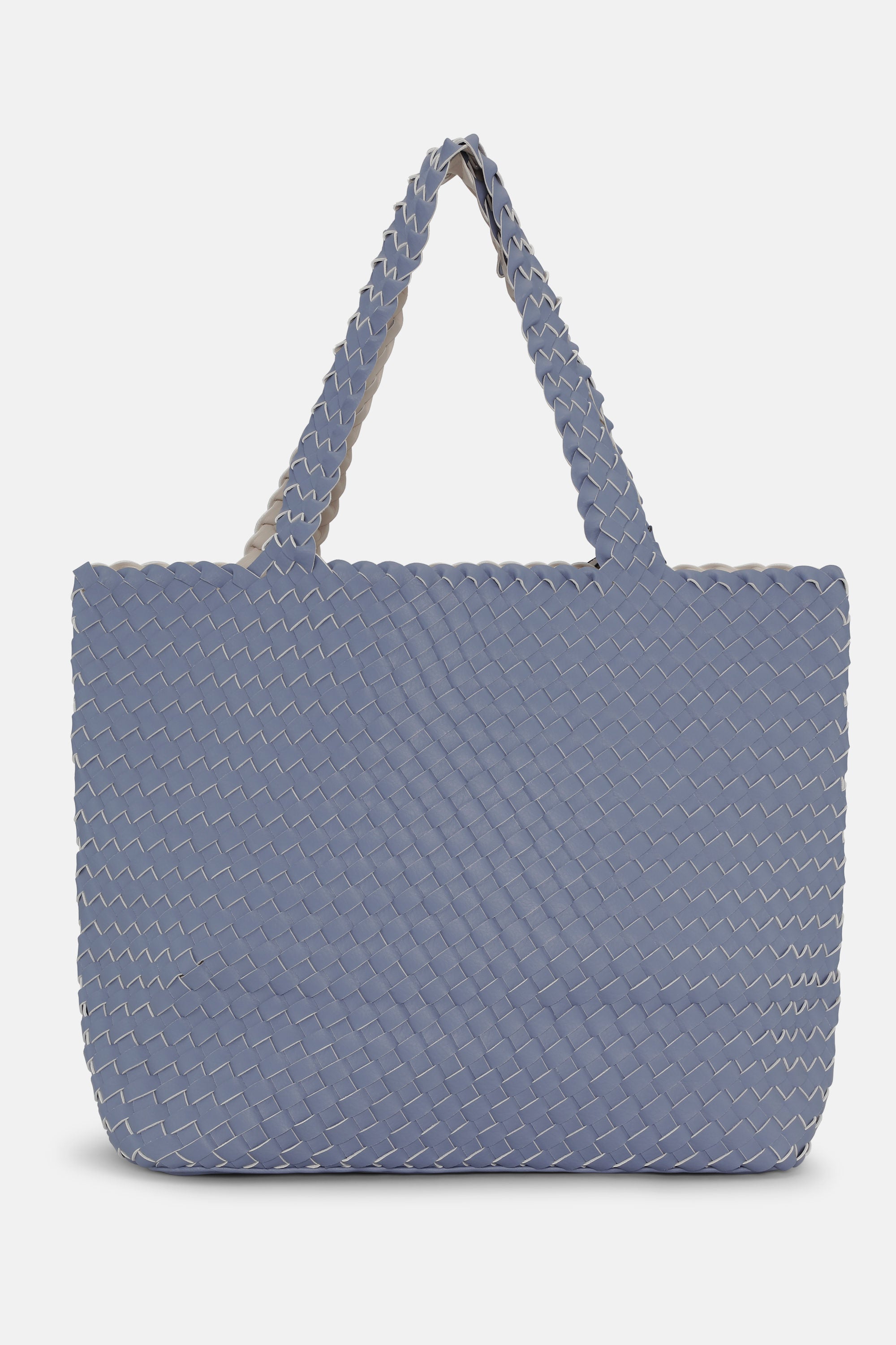Tote Bag Flätad - Blue Cloud Egg White